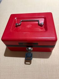Shekly Red Cash Box with Key