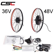 CSC DIY 48V 1000W 1500W Ebike Conversion Kit motor wheel 36V 250W 350W 500W bicycle for 20 24 26 27.