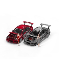 TM 1/64 Mitsubishi EVO 9th Generation HIPERMAX Alloy Car Model Die-Casting Car Toy Collection Birthd