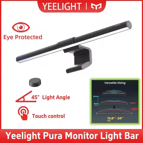 YEELIGHT Pura Monitor Light Bar LED Screen Light 45° Light Angle 40cm Eye Protection Light Touch Con