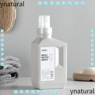 YNATURAL Detergent Dispenser Large Capacity Laundry Detergent Softener Refillable Storage Container
