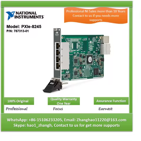 NI PXIe-8245 787313-01 PXI Interfaces PXI Chassis and Controllers