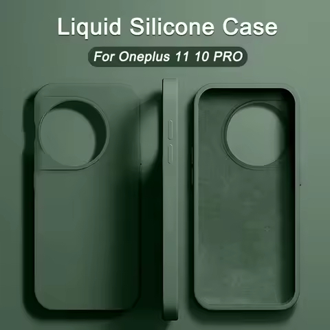Luxury Liquid Silicone Phone Case For Oneplus 11 10 Pro Soft Case 1+ One plus 10 Pro 11 Bumper Shock