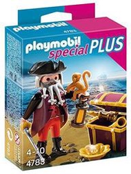 😊頂溪自取 全新現貨 Playmobil 4783 摩比人 海盜船長與寶藏 猴子 積木 正版 德國 玩具 公仔 人偶