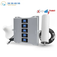 5 band mobile signal booster 2g 3g 4g 5g lte mobilesignalbooster for cell phone cellular signal repe