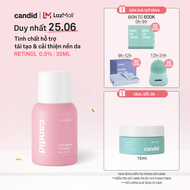Hoạt chất Retinol 0.5% hỗ trợ cải thiện nền da Candid 0.5% Retinol Treatment 30ml