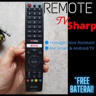 Sharp GB346WJSA tv remote (Latest) / GB326WJSA Smart Android tv 4K