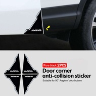 2/4Pcs PVC Car Logo Door Corner Sticker Anti-Scratch protector For Haval H6 Jolion H2 H2s H1 H5 M4 H