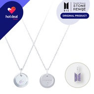 Hotdeal Korea [STONEHENgE] OFFICIAL BTS Necklace x STONEHENGE Moment of BIRTH Edition with birthstone jewelry necklace, Korean silver accessories, BTS merchandise