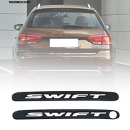 SeeBegonia  Carbon Fiber Rear Brake Light Lamp Car Sticker  Cover for Suzuki Swift