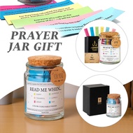 Gift Box Daily Hope Bible Verse Jar: Handcrafted Glass Jar with Uplifting Scriptures