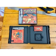 GBA Pokémon FireRed custom box with original DS box, reflective cover and booklet