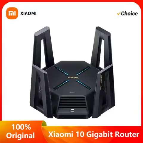 Orijinal XIAOMI 10 Gigabit Router Dual 10G Network Port WIFI Tri-band 2GB RAM Repeater Wireless Mesh