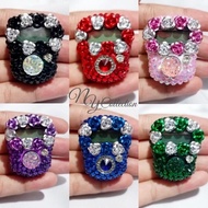 Rose flower prayer beads, digital blink prayer beads