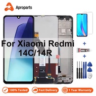 100% Tested LCD For Xiaomi Redmi 14C 4G 5G 14R 2411DRN47C 2411DRN47I Display Touch Screen Digitizer 