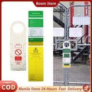 Writable Scaffolding Inspection Security Card Accident Prevention Tag PVC Safety Warning Signs