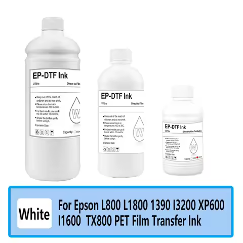 DTF Ink for Epson 1430 L800 L1800 1390 I3200 XP600 TX800 L1800 1390 L805 PET Film Transfer Ink for P