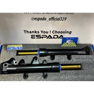 ESPADA RACING FS01 CNC FRONT FORK SET [ LOWER 1.5INCH ] QJ MOTOR SCOOTER AX200 / AX200S