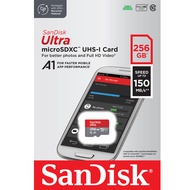 SanDisk Ultra microSDHC SQUA4 32GB/64/128/256/512/1T C10 A1Speed 150MB/s* - (SDSQUAB) แซนดิสก์ เมมโม