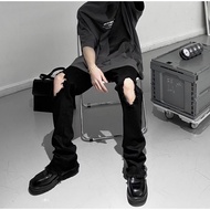 HOTTREND men's high-waisted flared jeans in good stretch fabric 8x 9x