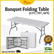 6FT BANQUET FOLDING TABLE HEAVY DUTY MEJA EVENT TABLE KENDURI PANJANG MEJA LIPAT NIAGA 6 KAKI MEJA M