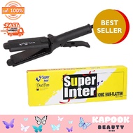 เครื่องหนีบผม Super V Inter Ionic Hair Flatter DeeDee SU 186 ซุปเปอร์วี ( มีฟันซี่หวี หน้าเล็ก )