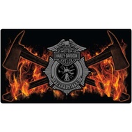 Harley-Davidson Embossed Firefighter Axes Tin Sign, 16.5 x 9.5 inches 2011211