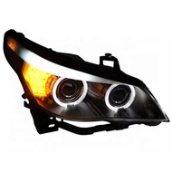 For The Old BMW 5 series E60 led headlights 520 523 525 530 xenon headlights refitted by dual lens  