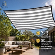 Sun Shade Net HDPE 95 Percent UV Resistant Breathable Mesh Heavy Duty Grommeted Garden