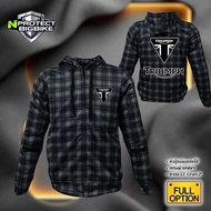 เสื้อการ์ดไทรอัมพ์ TRIUMPH SCOTT BLACK 206 รุ่น Full Option (มีของพร้อมส่งทันที)