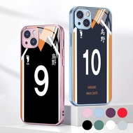 Haikyuu Hinata Tempered Glass Phone Case For IPhone 15 14 13 12 11 Pro XS Max Plus Mini X XR 8 7 6s 