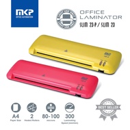 MKP Slim-23 A4 Laminating / Laminate / Laminator Machine (With 2 Rollers) Yellow / Pink