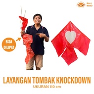 Layangan Tombak Knockdown - Layangan Tombak Mini - Layangan Love - Layangan Bali - Layangan Pinguin 