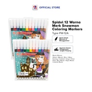 Spidol Snowman 12 Warna Sepidol Snowman PW12A Original Best Seller