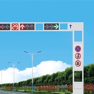 Lampu isyarat trafik, tiang lampu isyarat berbentuk L, tiang lampu isyarat pejalan kaki, tiang lampu