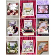 GUBAHAN FRAME MAS KAHWIN SIAP GUBAH + TULISAN LENGKAP