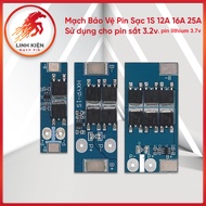 Rechargeable Battery Protection Circuit Board 1S 12A 16A 25A – For 3.2V/3.7V Batteries, Automaticall