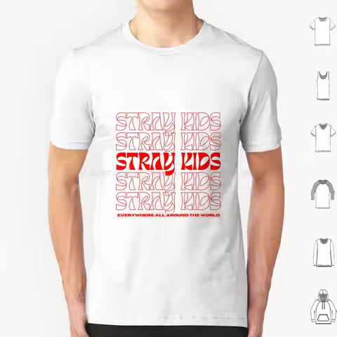 Stray Kids T Shirt 6xl Cotton Cool Tee Stray Kids Kpop Skz Hyunjin Felix Changbin Bang Chan Seungmin