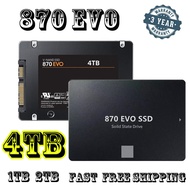 2024Brand SSD 870 EVO SATAIII  4T 2TB 1TB  Internal Solid State Disk HDD Hard Drive 560MBS  2.5inch Laptop Desktop PC Original