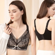 ANGELCITY Women Ultra- Lace Plus Bra Ladies Full Cup Gentle Bra 34-46B/CDE Plus Bra Breathable