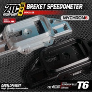 MYCHRON 6 NINJA RR CNC BILLET T6 6061 SPEEDOMETER BRACKET BY 2TC FACTORY