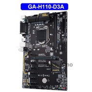 Mining Gigabyte GA-H110-D3A Motherboard BTC LGA 1151 DDR4 USB3.1 USB2.0 32GB H110-D3A 32GB