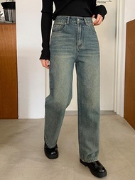 Codibook|Korea Korea 09WOMEN Versatile Casual Straight Jeans Women's