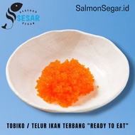 telur ikan salmon / telur ikan tobiko / telur ikan terbang /