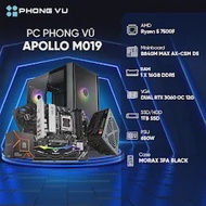 PC PV Gaming Apollo M019 (AMD Ryzen 5 7500F/ GeForce RTX 3060/ 1 x 16GB/ 1TB SSD/ Free DOS)