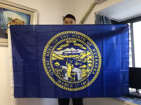 SKY FLAG nebraska flag 90x150cm high quality polyester us usa state nebraska flag hanging banner fla