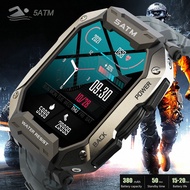 C20 Military Smart Watch Men Carbon Black Ultra Army Outdoor IP68 5ATM Waterproof Heart Rate Blood O