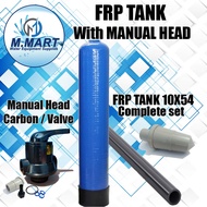 FRP TANK 10x54 With Manual head (softener or Valve)