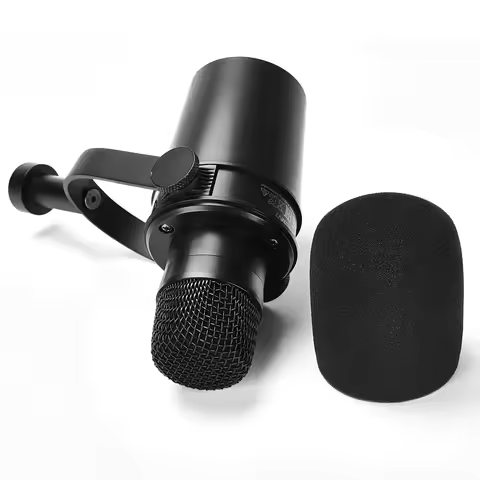 For Shure MV7 / MV7X Wireless Mic Microphones microphone dust cover microphone windshield sponge cov
