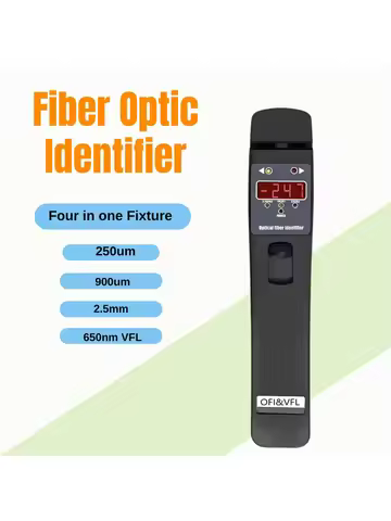 Fiber Optic Identifier Active Traffic Detector 10mw For Visual Fault Locator 250um900um2.5um3um
